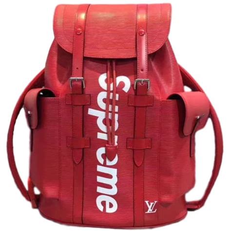 louis vuitton red and black backpack|louis vuitton red packet.